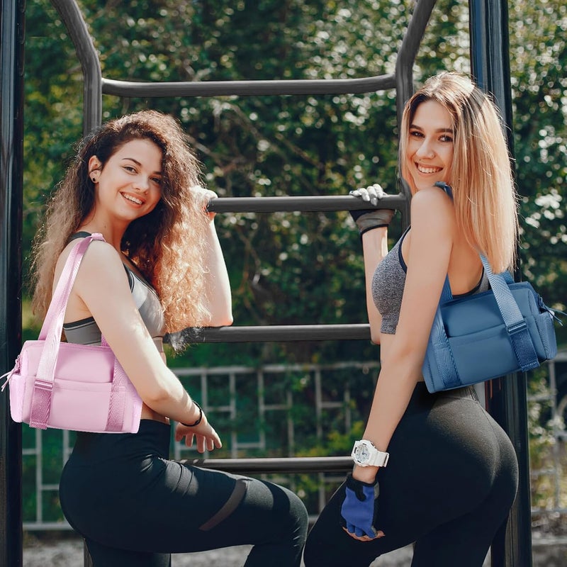 cysiyu حقيبة جيم صغيرة للنساء والفتيات حقيبة توت صغيرة مع قسم مبلل حقيبة سفر مقاومة للماء حقيبة رياضية لطيفة - Image 2
